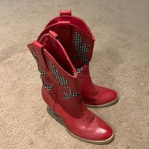 Womens houndstooth boots